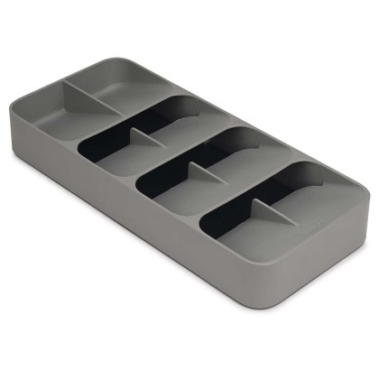Large Cutlery Drawer Organiser Grey Large Cutlery Drawer Organiser Grey