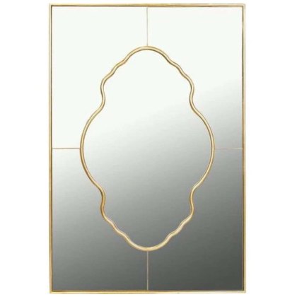 Nina Mirror with Gold Frames Nina Mirror with Gold Frames