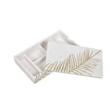 Trinket Box Large White Trinket Box Large White