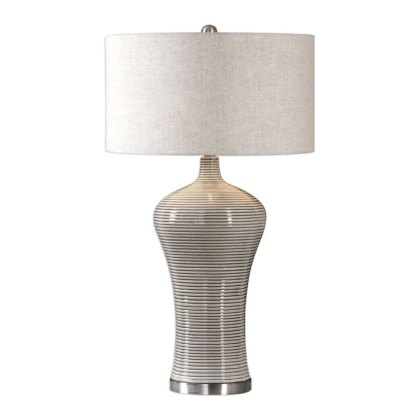 Dubrava Table Lamp White Base & Shade Dubrava Table Lamp White Base & Shade