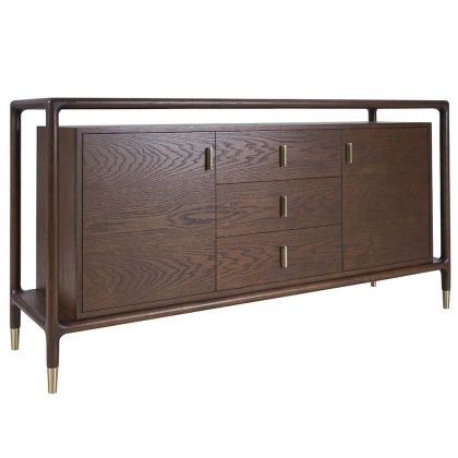 Lily 2 Door & 3 Drawer Sideboard Walnut