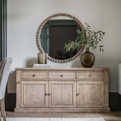 Millbrook Round Wall Mirror Rustic Millbrook Round Wall Mirror Rustic