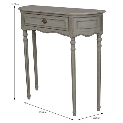 Heritage Console Painted Grey (Multiple Sizes)