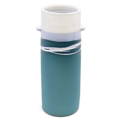 Large Cylinder Vase Teal Large Cylinder Vase Teal