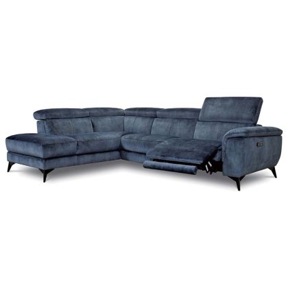 Puccini Electric Reclining 4 + Corner Sofa With Chaise Arm RHF Fabric Category 20 Puccini Electric Reclining 4 + Corner Sofa With Chaise Arm RHF Fabric Category 20
