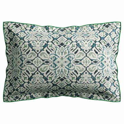 Hallie Reversible Duvet Cover Set Celadon (Multiple Sizes)