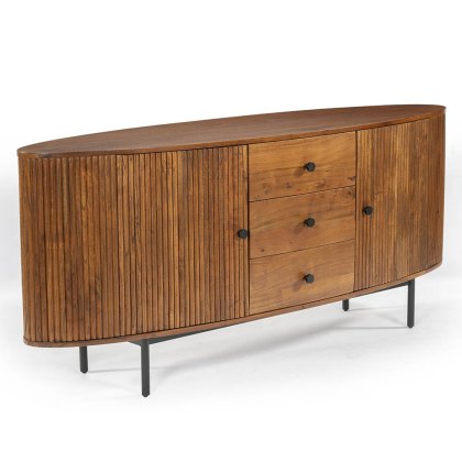 Pheonix 2 Door & 3 Drawer Sideboard Walnut Pheonix 2 Door & 3 Drawer Sideboard Walnut