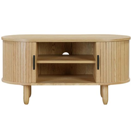 Vincent 2 Door TV Unit Oak Vincent 2 Door TV Unit Oak