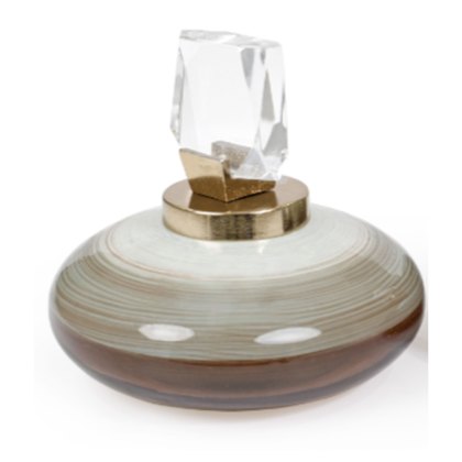 Sai Jar Small Light Grey & Brown Sai Jar Small Light Grey & Brown