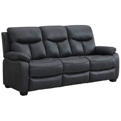 Arpino 3 Seater Sofa Faux Suede Steel Blue Arpino 3 Seater Sofa Faux Suede Steel Blue