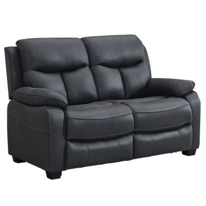 Arpino 2 Seater Sofa Faux Suede Steel Blue Arpino 2 Seater Sofa Faux Suede Steel Blue
