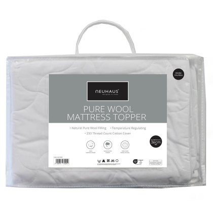 Pure Wool Mattress Topper (Multiple Sizes) Pure Wool Mattress Topper (Multiple Sizes)