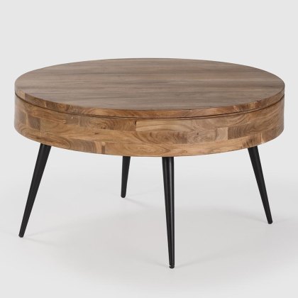 Kali Round Coffee Table Acacia Kali Round Coffee Table Acacia