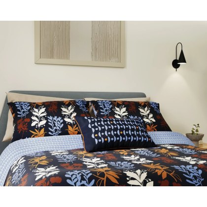 Frey Reversible King Duvet Cover Set Periwinkle Blue