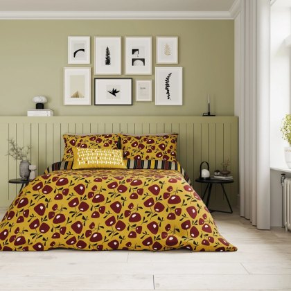 Jax Reversible Duvet Cover Set Chartreuse (Multiple Sizes)