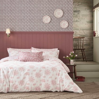 Asiatic Pheasants Duvet Cover Set Pink (Multiple Sizes) Asiatic Pheasants Duvet Cover Set Pink (Multiple Sizes)