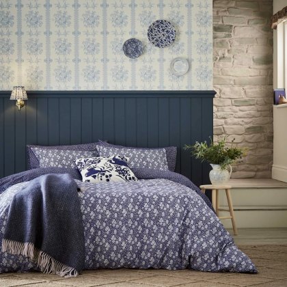Calico Duvet Cover Set Blue (Multiple Sizes) Calico Duvet Cover Set Blue (Multiple Sizes)