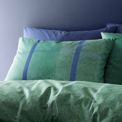 Brushed Cotton Melrose Tweed Check Duvet Cover Set (Multiple Sizes & Colours)