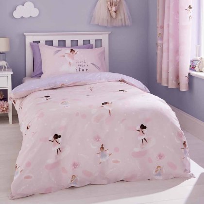 Dancing Fairies Duvet Cover Set Pink (Multiple Sizes) Dancing Fairies Duvet Cover Set Pink (Multiple Sizes)