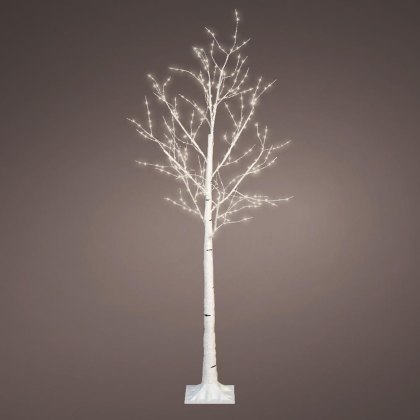 Micro LED Birch Christmas Tree With Warm White Lights (Multiple Sizes)