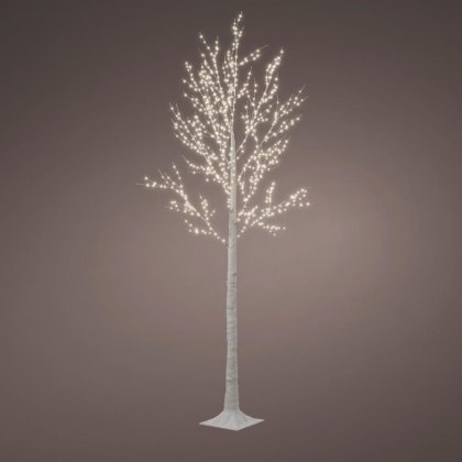 7.2ft/220cm Micro LED Birch Christmas Tree With Warm White Lights 7.2ft/220cm Micro LED Birch Christmas Tree With Warm White Lights