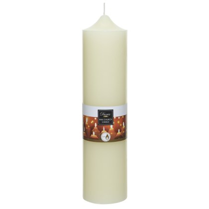 Wax Church Candle Ivory 30cm Wax Church Candle Ivory 30cm