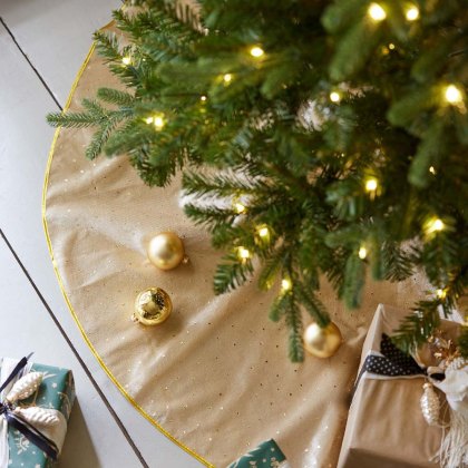 Christmas Tree Skirt Gold 120cm Christmas Tree Skirt Gold 120cm