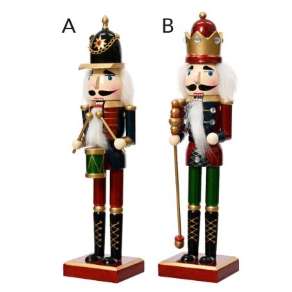 Firwood Nutcracker With Scepter Green or Red 25cm (Choice of 2) Firwood Nutcracker With Scepter Green or Red 25cm (Choice of 2)