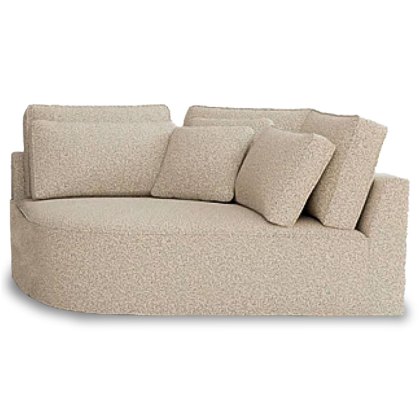 Julian Modular Curved Lounger RHF Fabric Category 0 Julian Modular Curved Lounger RHF Fabric Category 0