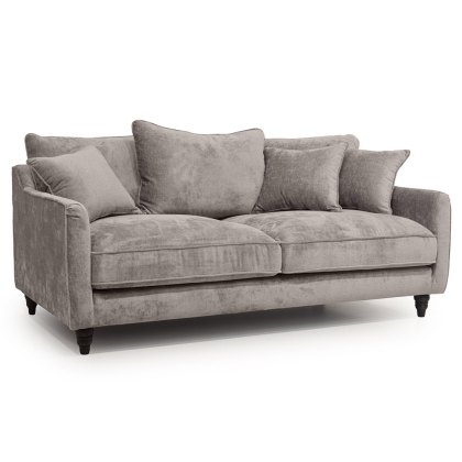 Juliette 3 Seater Sofa Fabric 4 Taupe Juliette 3 Seater Sofa Fabric 4 Taupe