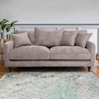 Juliette 3 Seater Sofa Fabric 4 Taupe