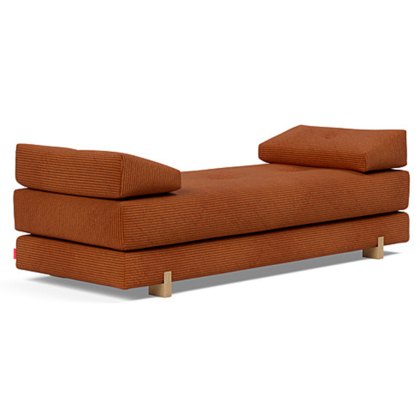 Sigmund Day Bed With Oak Legs Fabric Sigmund Day Bed With Oak Legs Fabric