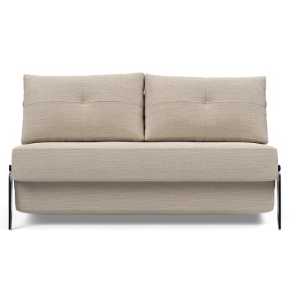 Alisa 140 2 Seater Sofa Bed With Aluminium Legs Fabric Alisa 140 2 Seater Sofa Bed With Aluminium Legs Fabric