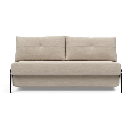Alisa 160 2.5 Seater Sofa Bed With Aluminium Legs Fabric