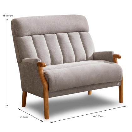 Charleston Armchair Fabric Silver