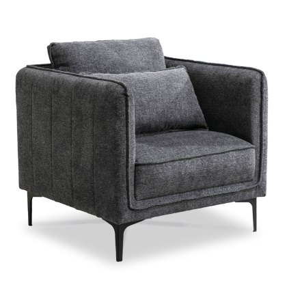 Warrington Armchair Fabric Dark Grey Warrington Armchair Fabric Dark Grey