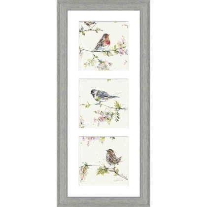 Garden Party 25cm x 55cm Picture By Nicola Jane Rowles Grey Frame Garden Party 25cm x 55cm Picture By Nicola Jane Rowles Grey Frame