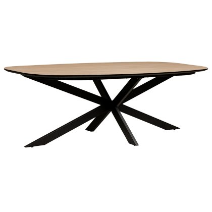 Sally 8 - 10 Person Oval Dining Table Oak Sally 8 - 10 Person Oval Dining Table Oak