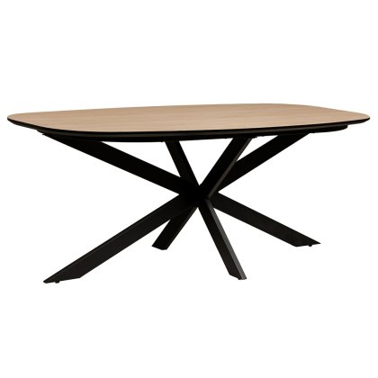 Sally 6 - 8 Person Oval Dining Table Oak Sally 6 - 8 Person Oval Dining Table Oak