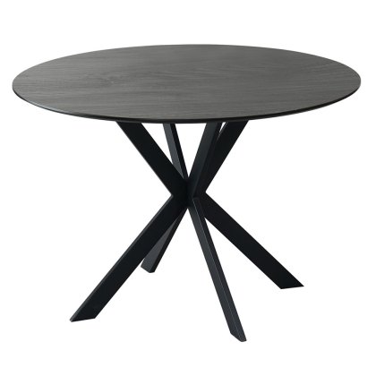 Sally 4 Person Round Dining Table Smoke Sally 4 Person Round Dining Table Smoke