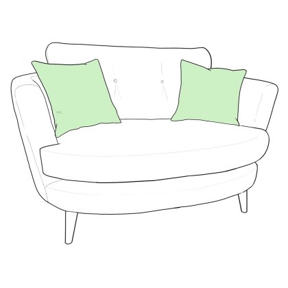 Rioja Oval Snuggler Fabric Category C Rioja Oval Snuggler Fabric Category C