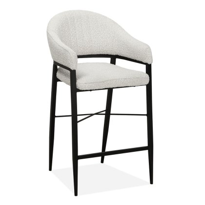 Ravenna Low Bar Stool Fabric Pearl Ravenna Low Bar Stool Fabric Pearl