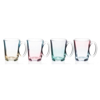 Two Tone Lustre Mugs (Set Of 4) Two Tone Lustre Mugs (Set Of 4)