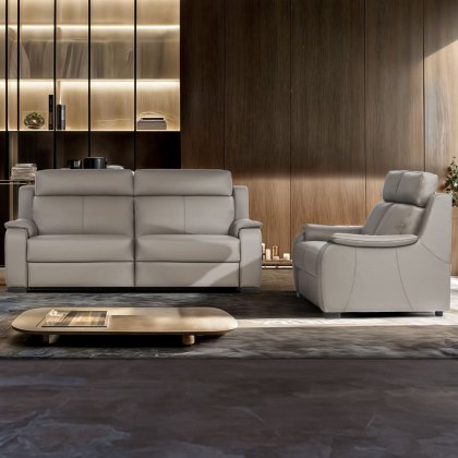 Fabio 3 Seater Sofa Leather Category 10
