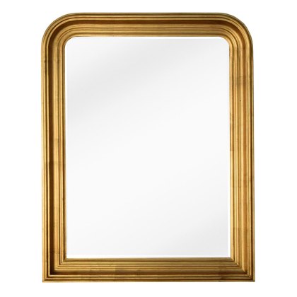 Isla Rectangular Overmantle Wall Mirror Gold Isla Rectangular Overmantle Wall Mirror Gold