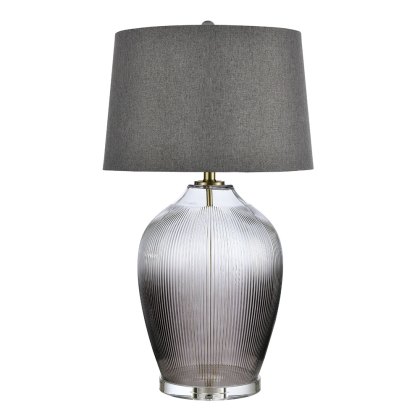 Nino Table Lamp Grey Base & Grey Shade Nino Table Lamp Grey Base & Grey Shade
