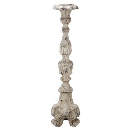 Parisienne Candleholder White (Multiple Sizes)