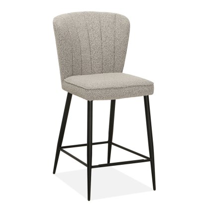 Freddy High Bar Stool Fabric Toffee Freddy High Bar Stool Fabric Toffee