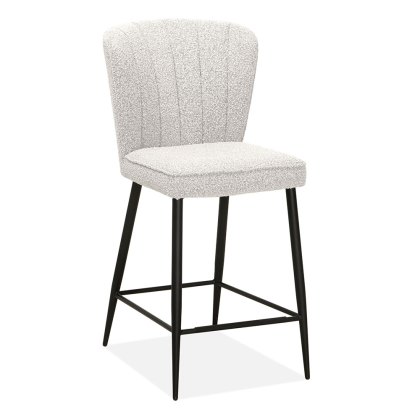 Freddy High Bar Stool Fabric Pearl Freddy High Bar Stool Fabric Pearl