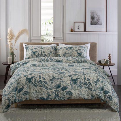 Hidden Forest Brushed Cotton Duvet Cover Set (Multiple Sizes & Colours)